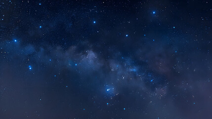 The constellation of Puppis sparkling in a clear night sky.