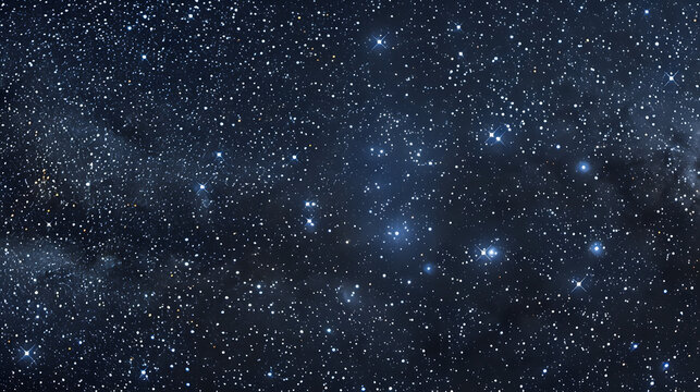 The constellation of Puppis sparkling in a clear night sky.
