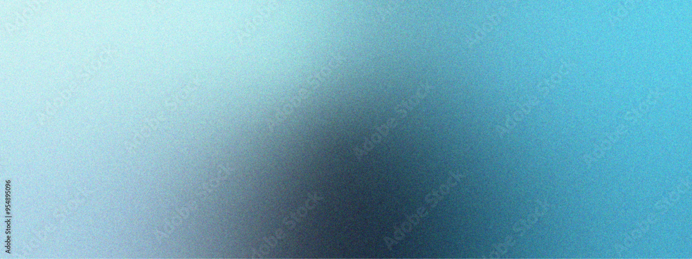 Poster Blue Gradient Vector Background,Simple form and blend of color spaces. Blue grainy noise texture poster background with copy space. Glowing light noise texture effect