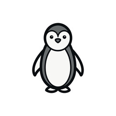 penguin art and illustration vector design