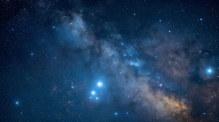 The constellation of Virgo prominently displayed in a starry sky.