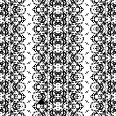 Gray Color Geometric Pattern. Gray Colour Geometric  Pattern. Seamless Stripe Boho Batik. Ethnic Bohemian Brush. Abstract Geo Print. Gray Color Bohemian Batik. Abstract Watercolor Stroke Pattern