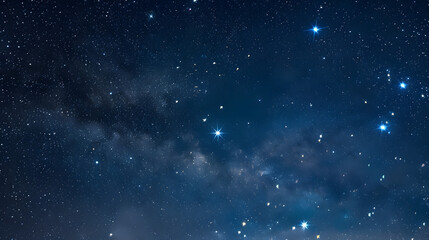 The iconic constellation of Leo sparkling in a starry night sky.