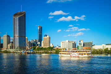 Obraz premium Scenery of Brisbane, the capital of Queensland located in Australia