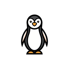 penguin art and illustration vector design