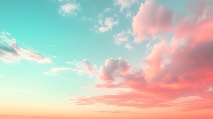 Obraz premium Smooth Color Gradient Transitioning Across Soft Pastel Tones in Calming Minimalist Composition