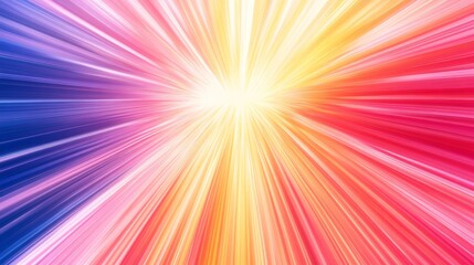 Fototapeta premium Design a background texture with a bright, gradient burst effect, featuring radiating lines and vibrant colors.