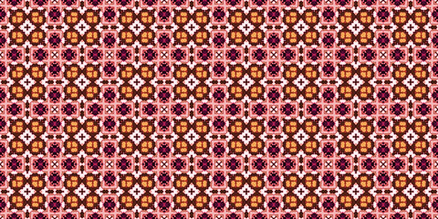 seamless carpet pattern. Kaleidoscope art texture