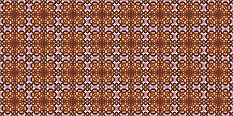 seamless carpet pattern. Kaleidoscope art texture
