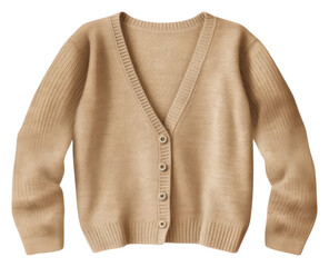 Fototapeta premium PNG Cardigan sweater white background outerwear.