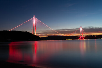 Yavuz Sultan Selim Bridge in Istanbul, Turkiye