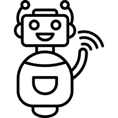 Obraz premium Bot Icon