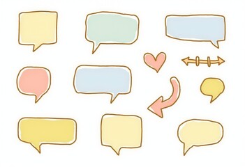 Vector Speech Bubbles and Arrows: Scalable Design Assets for Print and Digital Projects 