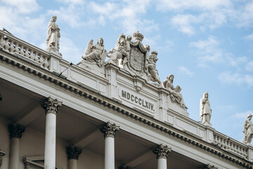 Beautiful historical facade in the center of Vienna