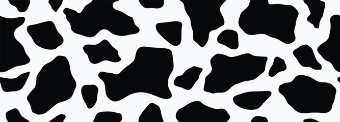 Cow spot skin texture seamless pattern. animal skin texture background.