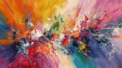 Painting pattern wallpaper