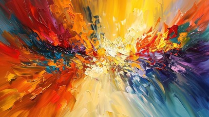 Painting pattern wallpaper