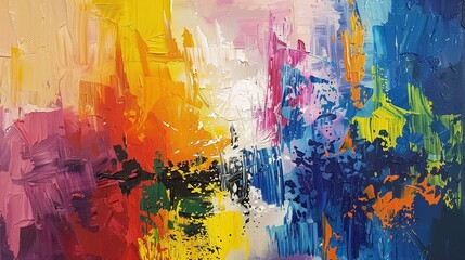 Painting pattern wallpaper