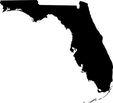 recommend clip art: State of Florida Silhouette Outline Graphic Design with Transparent Background	