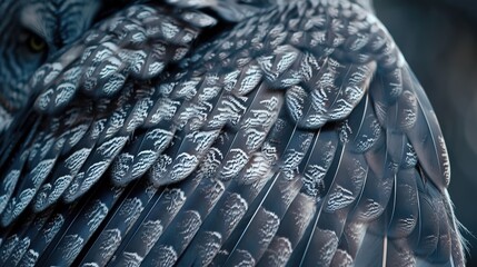 Feather pattern wallpaper
