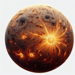 planet in fire