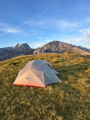 tent in the mountains © Daphne