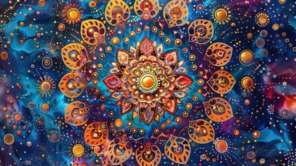 Mandala pattern wallpaper