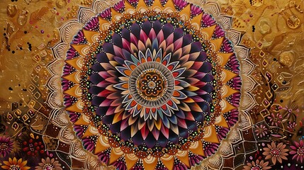 Mandala pattern wallpaper