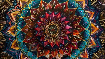 Mandala pattern wallpaper