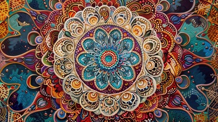 mandala pattern wallpaper