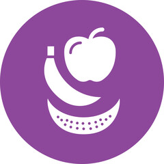 Fresh Produce glyph circle icon