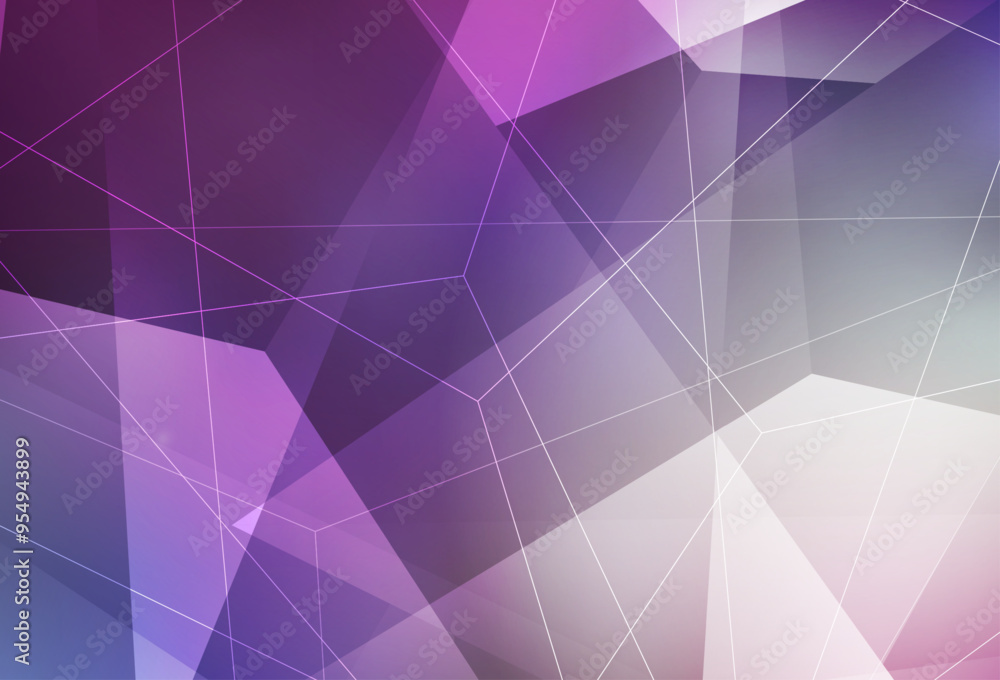 Poster light multicolor vector layout with lines, triangles.