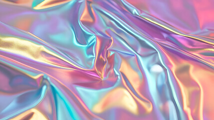 Fototapeta premium Vibrant Liquid Color ,Fluid Background, Hologram Futuristic Poster, Abstract geometric crystal background, iridescent texture, liquid ,3d rendering 