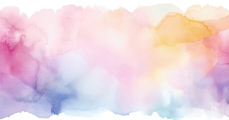 Obraz premium A soft, abstract watercolor background featuring blended pastel colors, ideal for design and artistic projects.