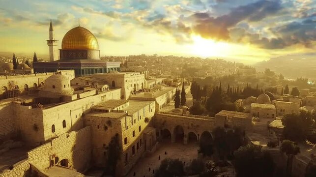 dome of rock with view