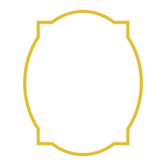 Simple Gold Classic Frame Border