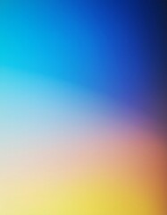 New blue orange and red gradient. Soft multi color gradient. Holographic blurred abstract background