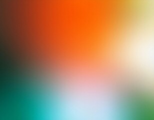 New blue orange and red gradient. Soft multi color gradient. Holographic blurred abstract background