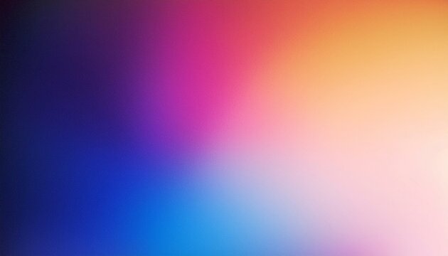 New blue orange and red gradient. Soft multi color gradient. Holographic blurred abstract background