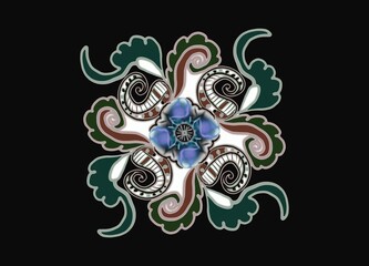 abstract floral ornament