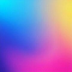 New blue orange and red gradient. Soft multi color gradient. Holographic blurred abstract background
