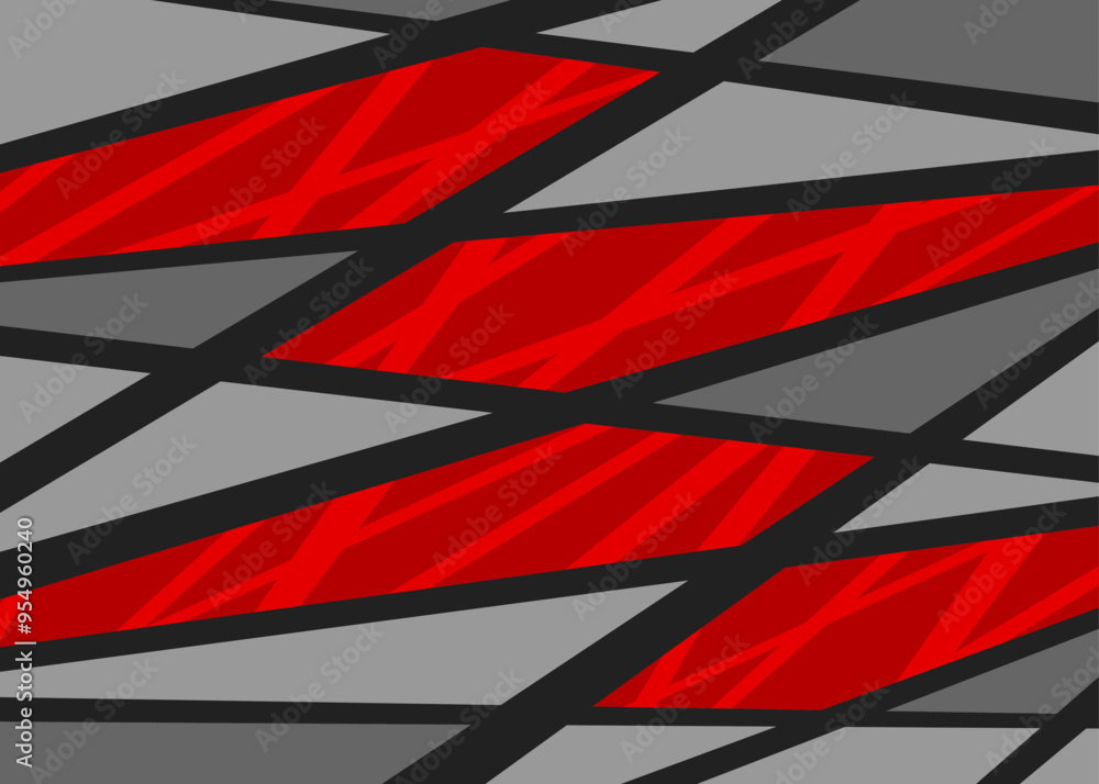 Poster abstract background with geometric and strip line pattern