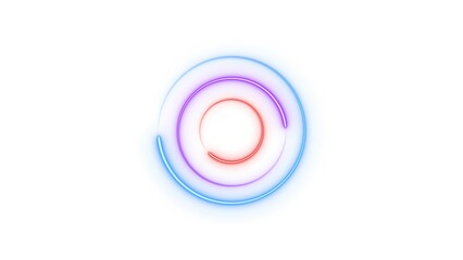 Searching HUD Circle Radar Signal Illustration Background.