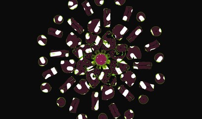 abstract background with circles