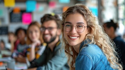 Stunning Group of Young People Working Together. Creative Business People in Modern Office: A Dynamic and Inspiring Workplace Scene. Showcasing Collaboration and Innovation.