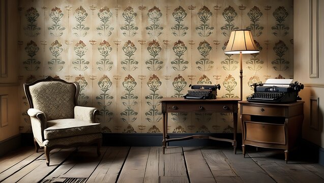 Step back in time with this vintage studio background, perfect for creating visuals that evoke a sense of nostalgia and classic charm. 