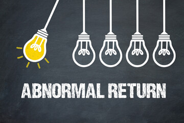 Fototapeta premium Abnormal Return 