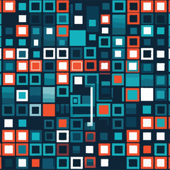 pattern with squares