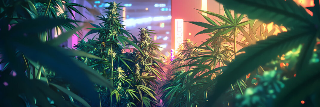 Fall Stoner Aesthetic, Anime 420 Weed Background with Autumn Colors