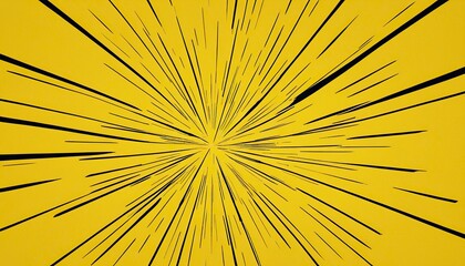 Obraz premium Abstract yellow zoom lines empty background 101